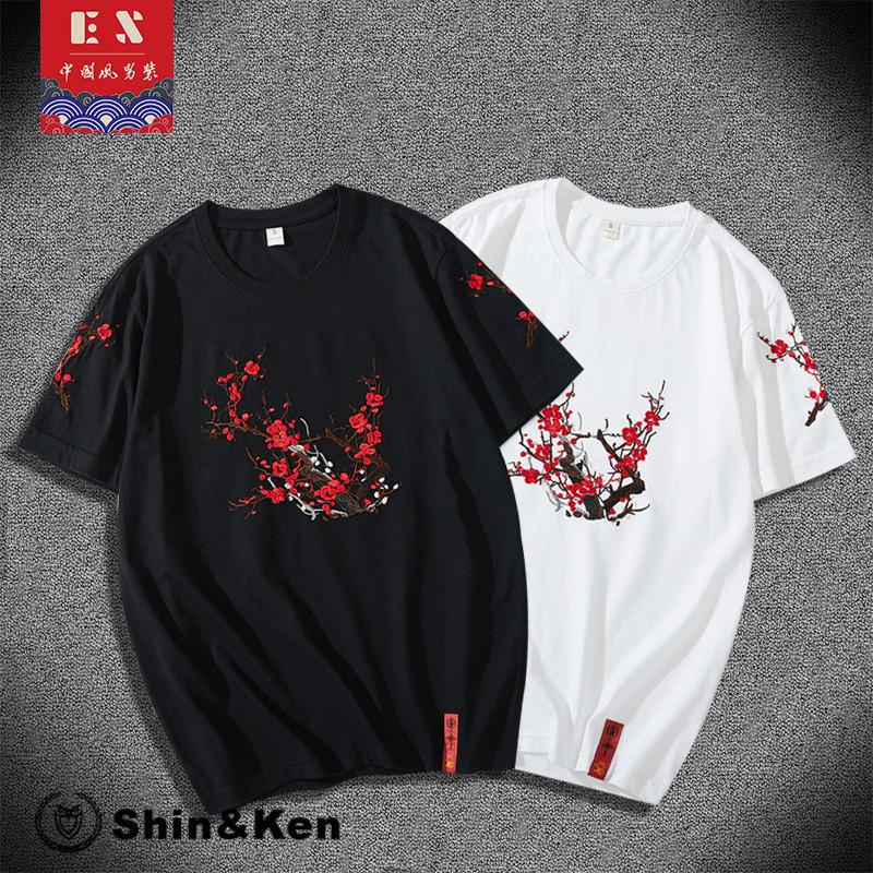 Tシャツ 半袖 メンズ 綿100 和柄 デザイン Tシャツ 良質 コットン Ecmt5 Ecmt5 Shinken 通販 Yahoo ショッピング