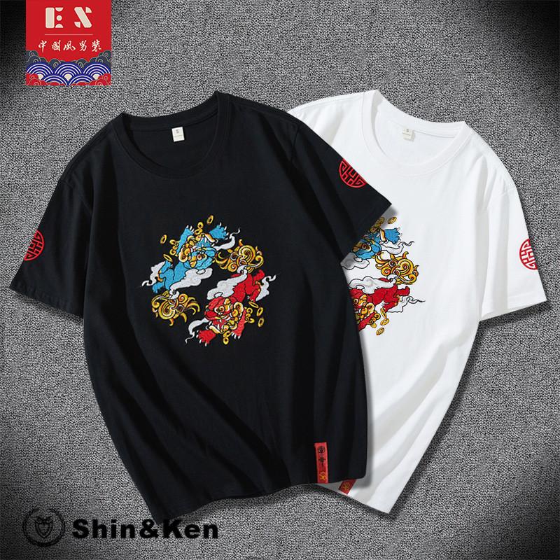 Tシャツ 半袖 メンズ 綿100 和柄 デザイン Tシャツ 良質 コットン Ecmt211 Ecmt211 Shinken 通販 Yahoo ショッピング