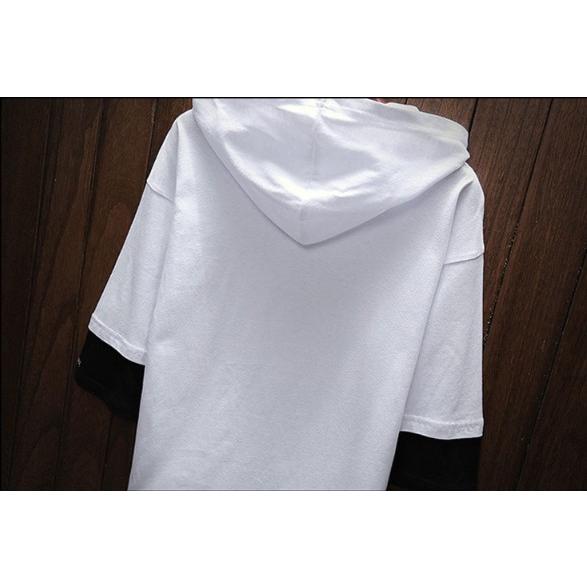 フード付き パーカー メンズ 半袖パーカー Tシャツ ルームウェア スポーツ ブランド 半袖 パーカー Fmt01 Fmt01 Shinken 通販 Yahoo ショッピング