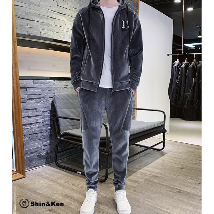 新作 秋冬 スウェット メンズ スエット セットアップ 上下 セット 部屋着 ファッション 長袖ジャージ Gmst9001 Gmst9001 Shinken 通販 Yahoo ショッピング