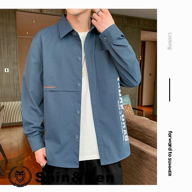 シャツ メンズ 長袖シャツ 新作 トレンド カジュアルシャツ デザインシャツ Gmsya1008 Gmsya1008 Shinken 通販 Yahoo ショッピング