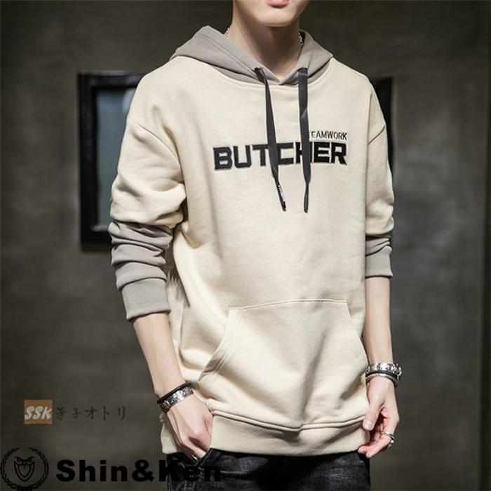 パーカー メンズ 秋服 メンズパーカー フェイクレイヤード 長袖パーカー プルオーバーパーカー スウェット 秋物 Jmgo9f4p Shinken 通販 Yahoo ショッピング