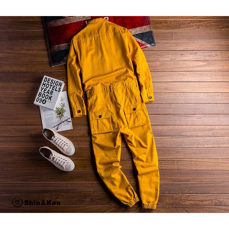 ファッション つなぎ メンズ 夏物 レディース 長袖 オーバーオール おしゃれ ユニセックス 作業服 Diy つなぎ Mltg902 Mltg902 Shinken 通販 Yahoo ショッピング