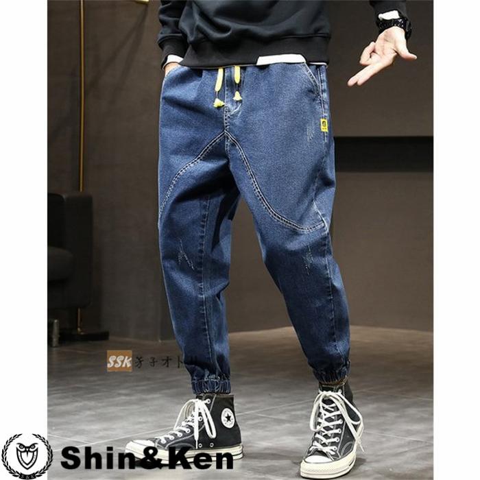 デニムパンツ ジーンズ メンズ サルエルデニム ボトムス メンズファッション 秋冬 サルエルジーパン Vbjopebr Shinken 通販 Yahoo ショッピング