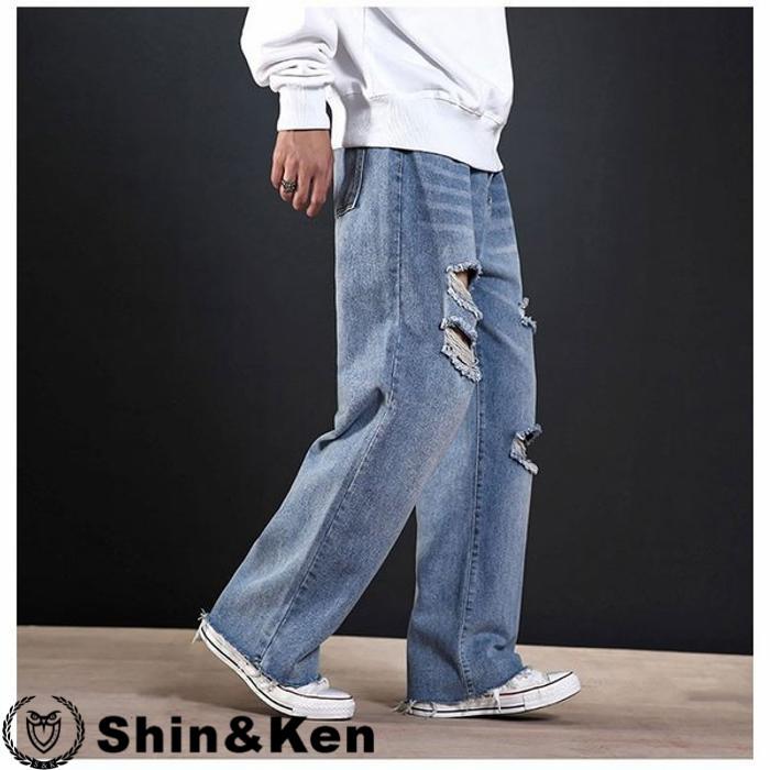 数量限定30 デニムパンツ ワイドパンツ 涼しいズボン メンズ ゆったり ダメージ加工 13大特典付 パンツ Www Murad Com Jo