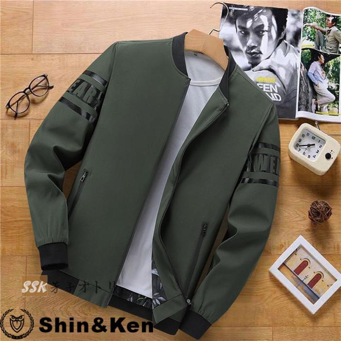 Ma 1 メンズ ジャケット ブルゾン 春服 フライトジャケット アウター ジャンパー ウインドブレーカー Ma1 50代 60代 Xpz41brr Shinken 通販 Yahoo ショッピング