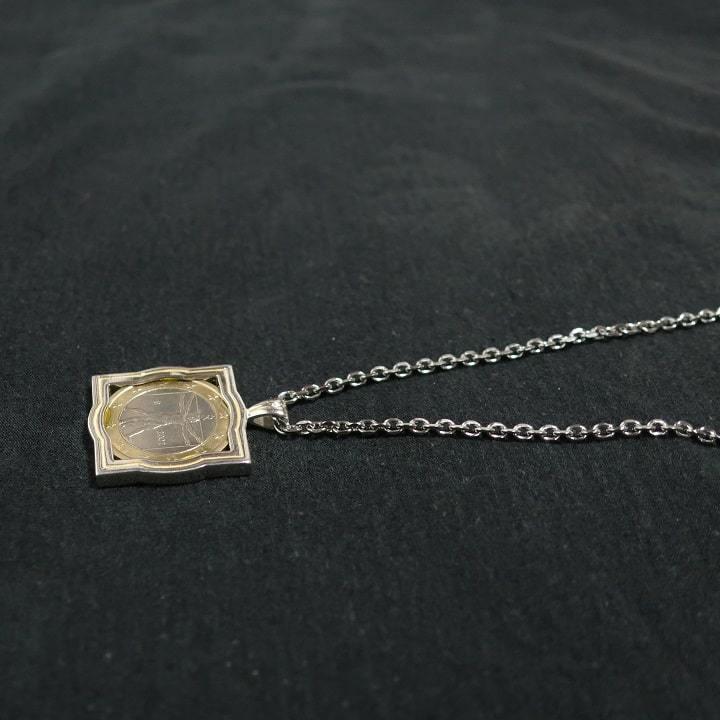 メンズセレクト レオナルド・ダ・ヴィンチ コイン ネックレス