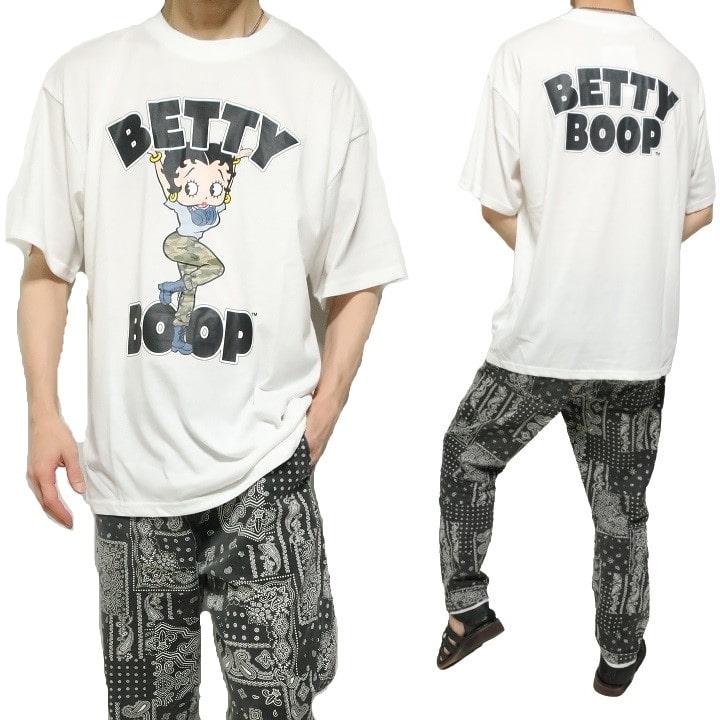ベティーブープ tシャツ ベティちゃん Tシャツ 半袖 迷彩/ミリタリー 