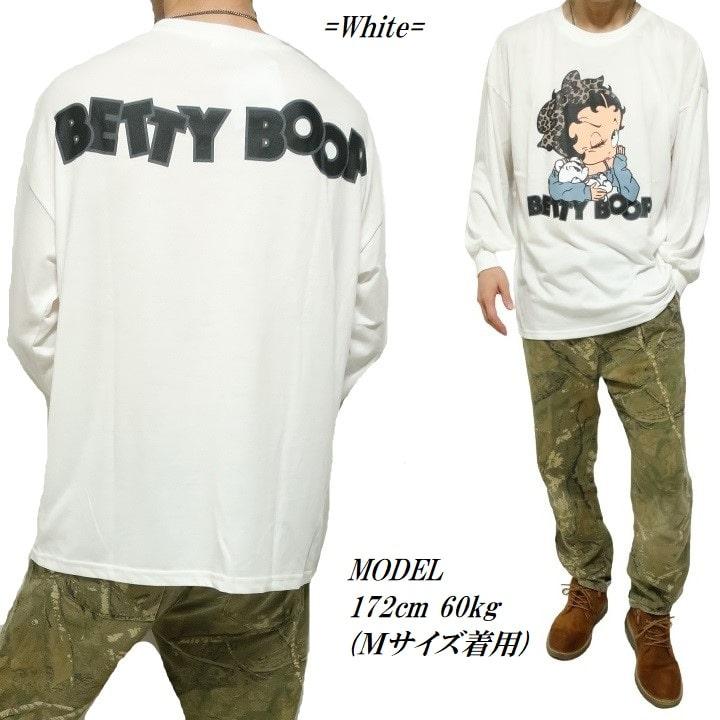 BETTY BOOP ベティちゃん Tシャツ ロンT ベティーブープ 長袖 BETTY BOOP ベティちゃん Tシャツ ロンT ベティーブープ 長袖
