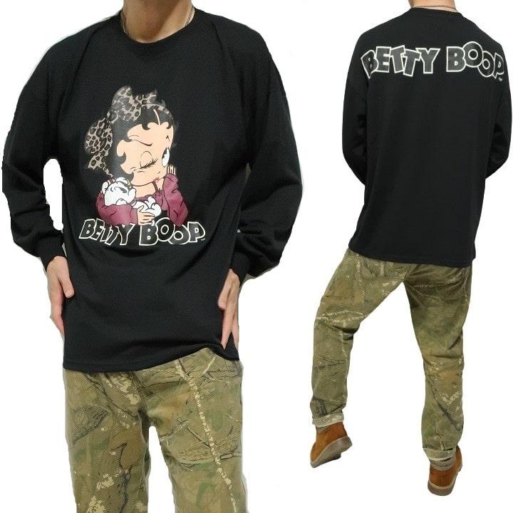 BETTY BOOP ベティちゃん Tシャツ ロンT ベティーブープ 長袖 BETTY BOOP ベティちゃん Tシャツ ロンT ベティーブープ 長袖