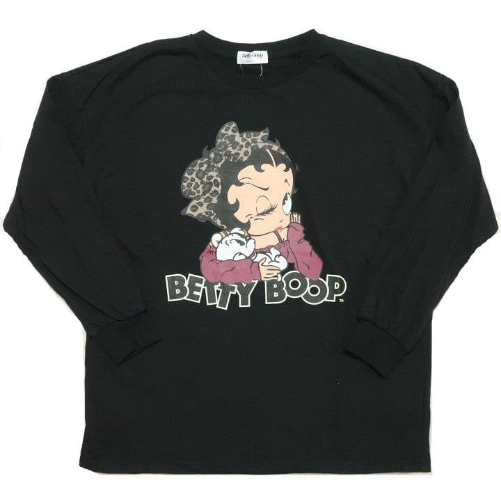 BETTY BOOP ベティちゃん Tシャツ ロンT ベティーブープ 長袖 BETTY BOOP ベティちゃん Tシャツ ロンT ベティーブープ 長袖