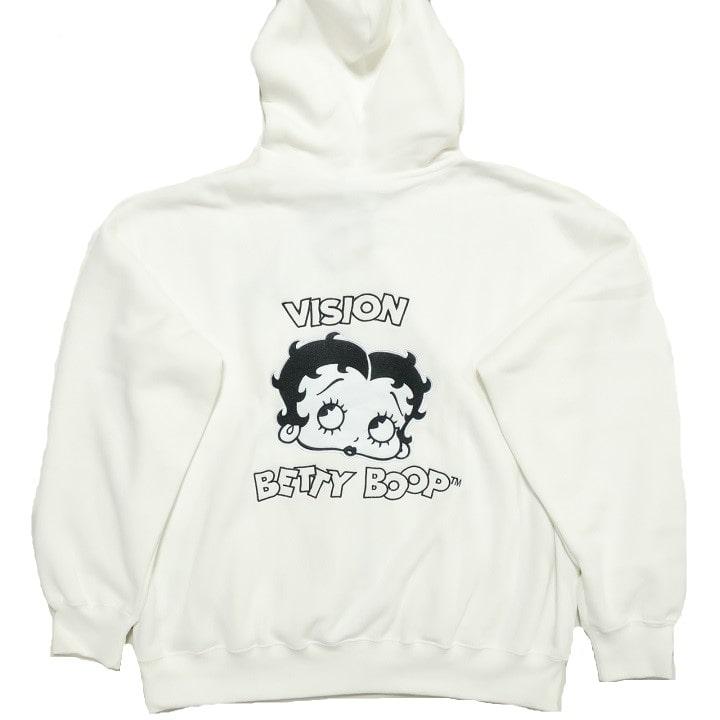 BETTY BOOP ベティーブープ ベティちゃん ジップ/パーカー 裏 BETTY BOOP ベティーブープ ベティちゃん ジップ/パーカー 裏