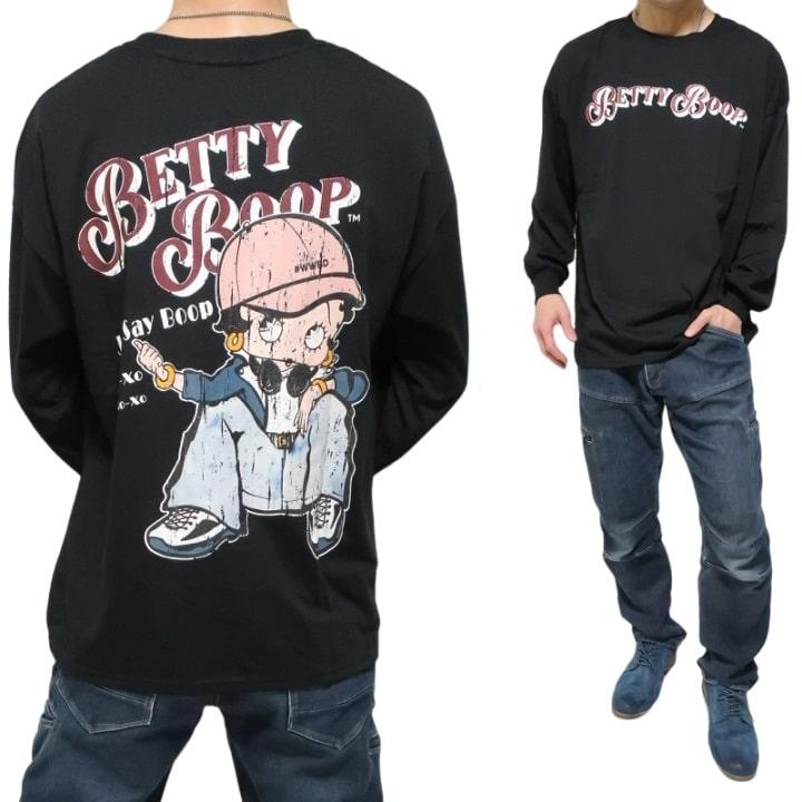 BETTY BOOP ベティちゃん Tシャツ ロンT ベティーブープ tシャツ BETTY BOOP ベティちゃん Tシャツ ロンT ベティーブープ tシャツ
