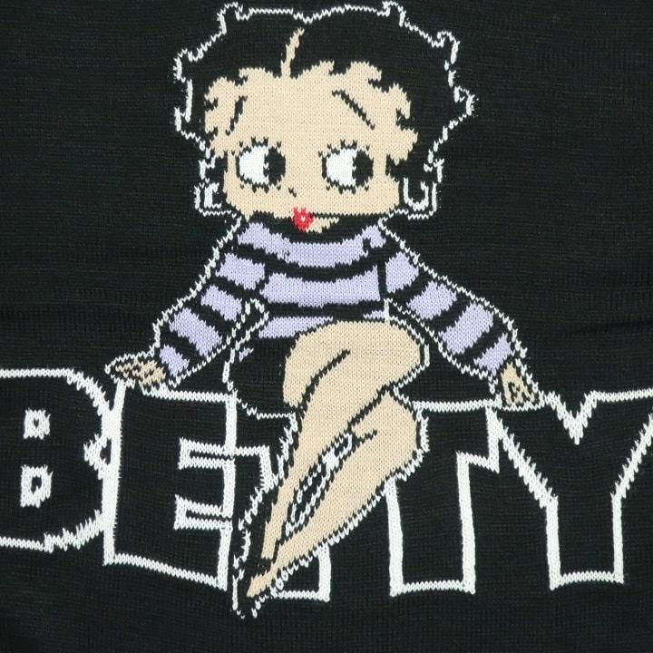 BETTY BOOP ベティーブープ ニット/セーター ベティちゃん 胸 BETTY BOOP ベティーブープ ニット/セーター ベティちゃん 胸
