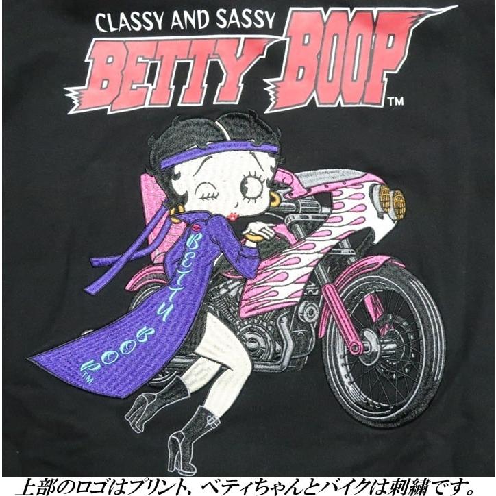 ベティーブープ ベティブープ ジップパーカー ヤンキー 刺繍 BETTY BOOP ローブローナックル/LOW BLOW KNUCKLE 裏パイル地 ライダー/バイク_19
