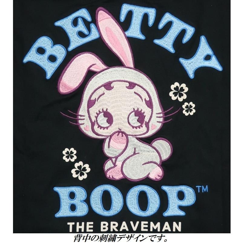 BETTY BOOP ベティーブープ コラボ ブレイブマン Tシャツ/ロンT BETTY BOOP ベティーブープ コラボ ブレイブマン Tシャツ/ロンT