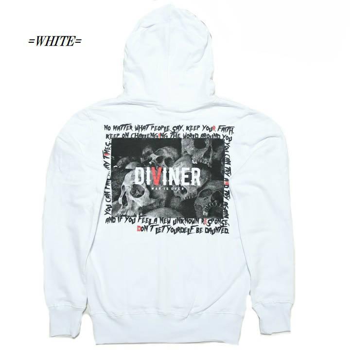 ディバイナー パーカー メンズ Diviner ディヴァイナー スカル メンズファッション トップス パーカ ジップアップ Div15 シンキロウ ジャケット 通販 Yahoo ショッピング