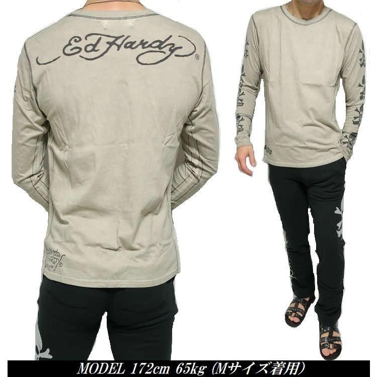Ed Hardy（エド・ハーディー） ed hardy Tシャツ ロンT メンズ 両袖