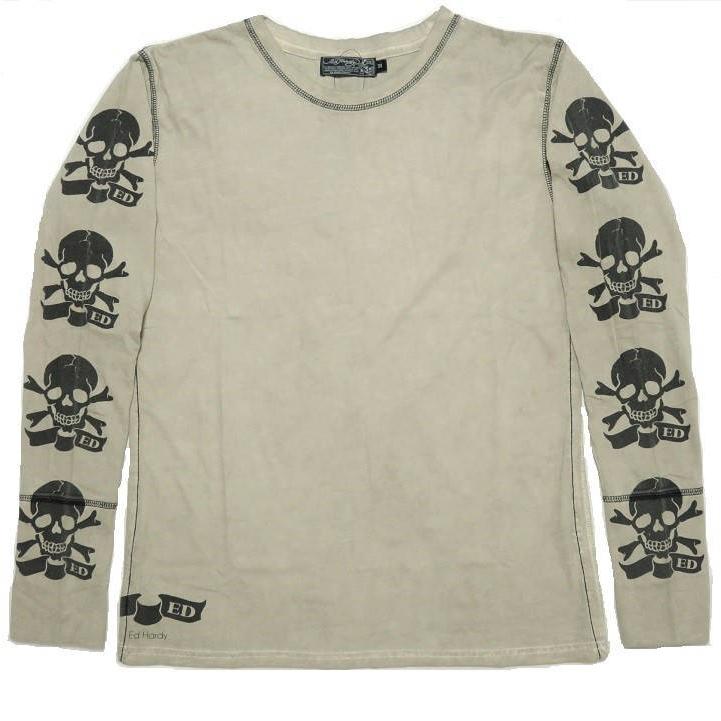 Ed Hardy（エド・ハーディー） ed hardy Tシャツ ロンT メンズ 両袖