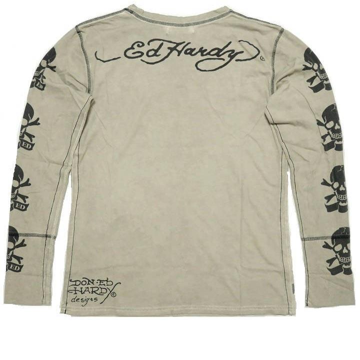 Ed Hardy（エド・ハーディー） ed hardy Tシャツ ロンT メンズ 両袖