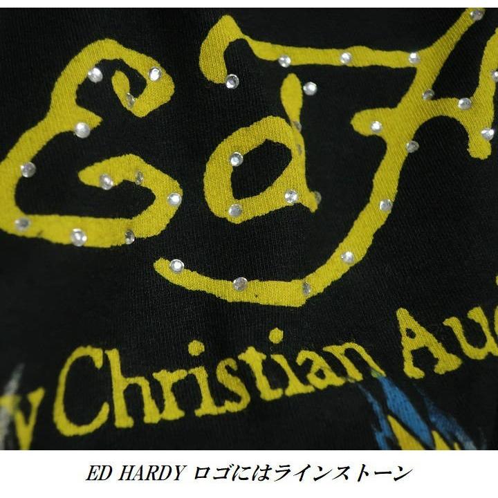Ed Hardy（エド・ハーディー） Tシャツ メンズ 龍/ドラゴン ライン