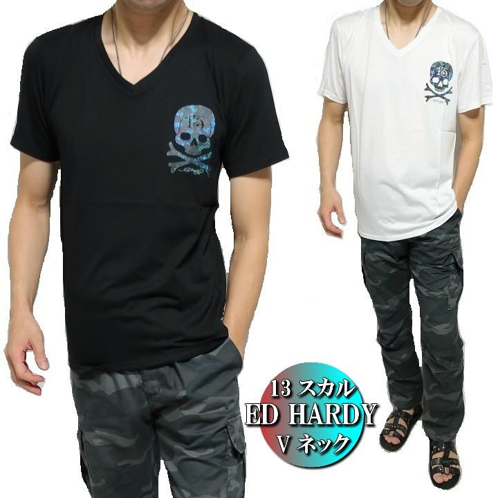 Ed Hardy エドハーディー ed hardy エド・ハーディー Tシャツ メンズ V 