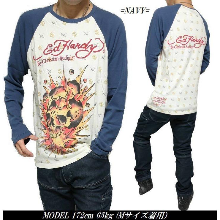 Ed Hardy（エド・ハーディー） ed hardy Tシャツ ロンT メンズ