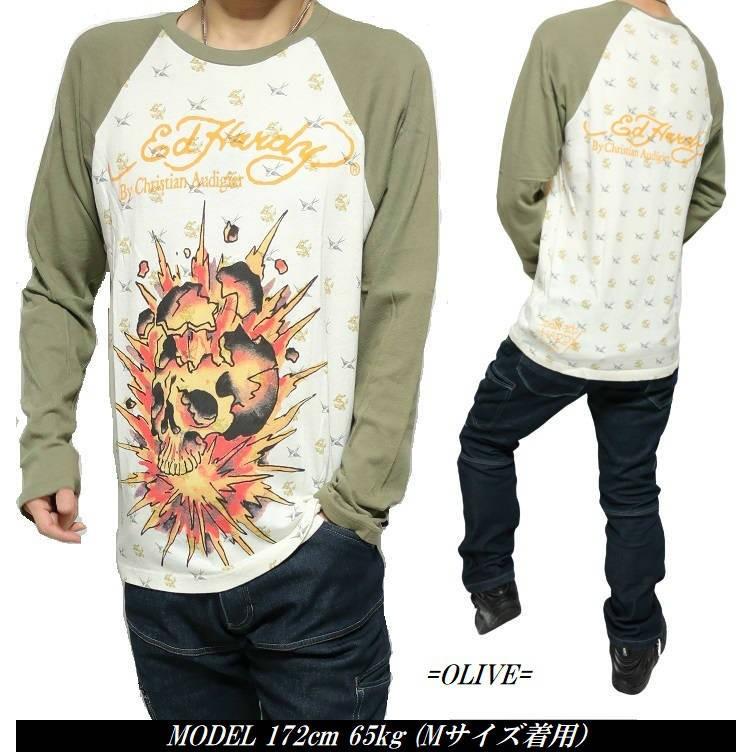 Ed Hardy（エド・ハーディー） ed hardy Tシャツ ロンT メンズ
