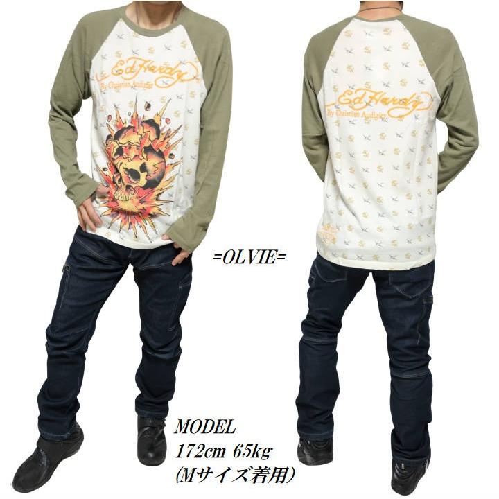 Ed Hardy（エド・ハーディー） ed hardy Tシャツ ロンT メンズ