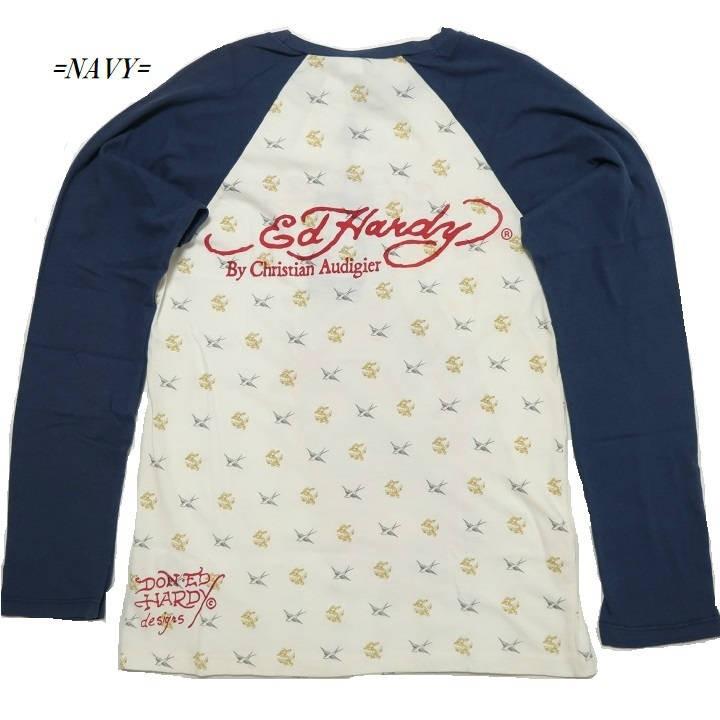 Ed Hardy（エド・ハーディー） ed hardy Tシャツ ロンT メンズ