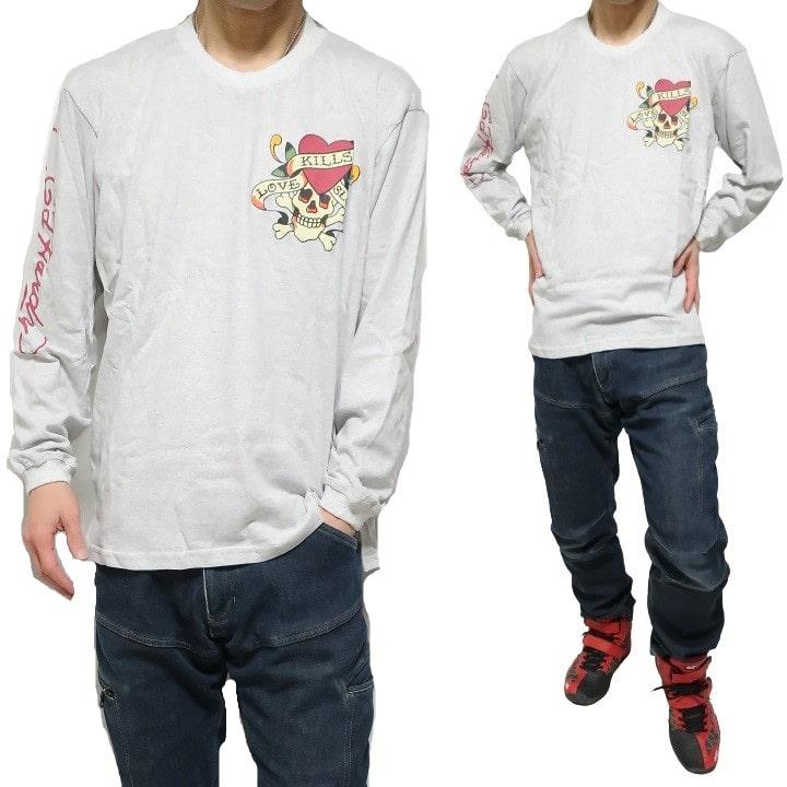 Ed Hardy（エド・ハーディー） ed hardy Tシャツ ロンT 長袖 メンズ