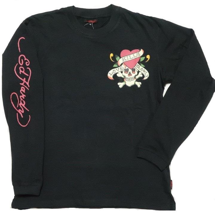 Ed Hardy（エド・ハーディー） ed hardy Tシャツ ロンT 長袖 メンズ