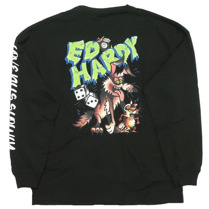 Ed Hardy（エド・ハーディー） ed hardy Tシャツ ロンT メンズ 