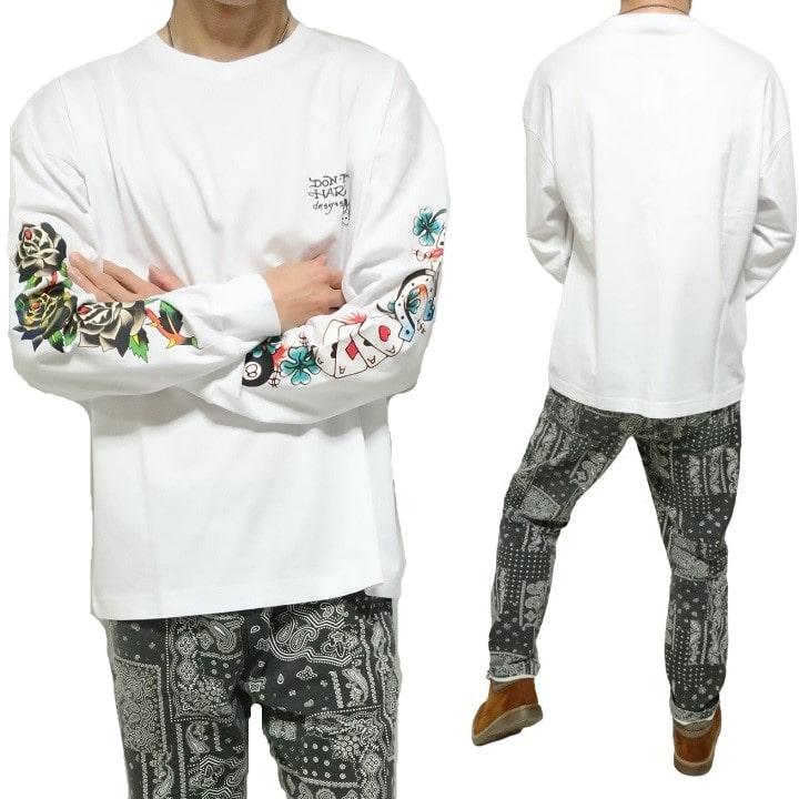 Ed Hardy（エド・ハーディー） ed hardy Tシャツ ロンT メンズ