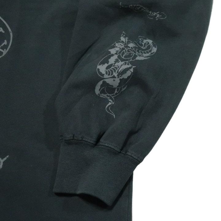 Ed Hardy（エド・ハーディー） ed hardy Tシャツ ロンT スカル