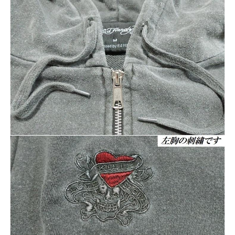 Ed Hardy エドハーディー ed hardy ジップ パーカー 長袖 スカル Ed Hardy エドハーディー ed hardy ジップ パーカー 長袖 スカル