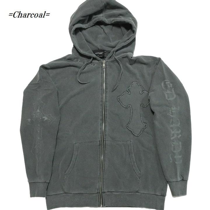 Ed Hardy エドハーディー ed hardy ジップ パーカー 長袖 十字架 Ed Hardy エドハーディー ed hardy ジップ パーカー 長袖 十字架
