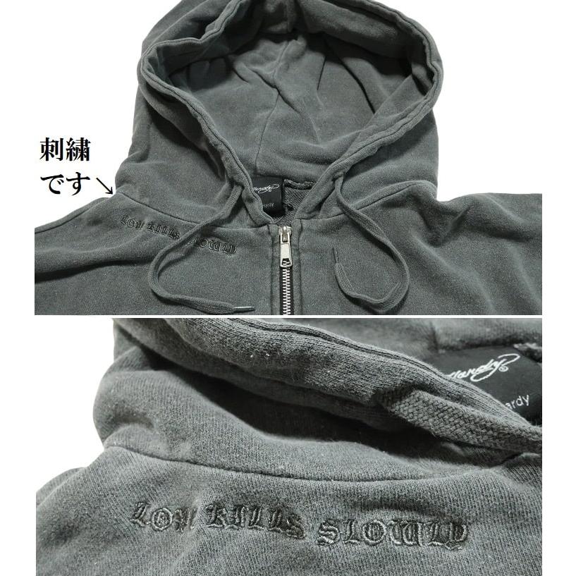 Ed Hardy エドハーディー ed hardy ジップ パーカー 長袖 十字架 Ed Hardy エドハーディー ed hardy ジップ パーカー 長袖 十字架