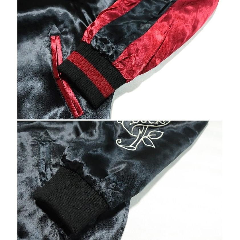 エドハーディー ベティーブープ コラボ ED HARDY BETTY BOOP リバーシブル スカジャン メンズ/レディース ed hardy ラブキル/スカル ジャケット BED-2401の画像