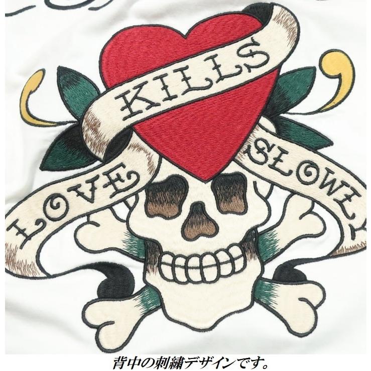 Ed Hardy（エド・ハーディー） Tシャツ ラブキル/スカル メンズ