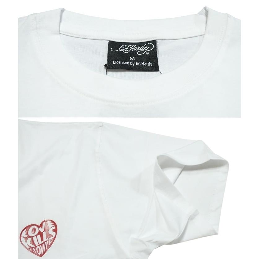 Ed Hardy エドハーディー Tシャツ ED HARDY ラブキル/スカル
