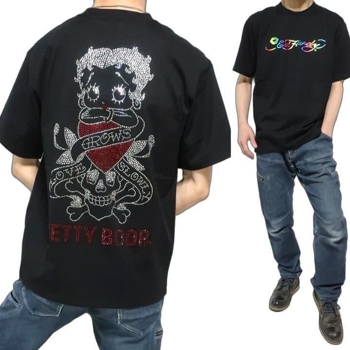 エドハーディー ベティー コラボ Tシャツ Ed Hardy（エド・ハーディー） ベティーブープ Tシャツ ベティブープ