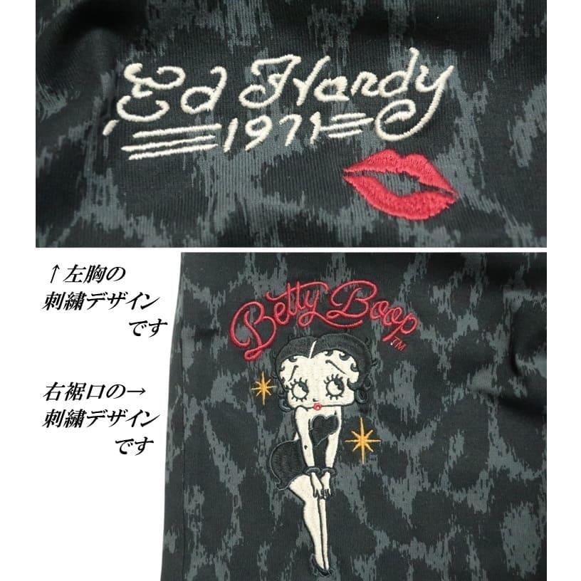 Ed Hardy（エド・ハーディー） ベティーブープ Tシャツ ハート/薔薇