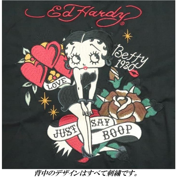 Ed Hardy（エド・ハーディー） ベティーブープ Tシャツ ハート/薔薇