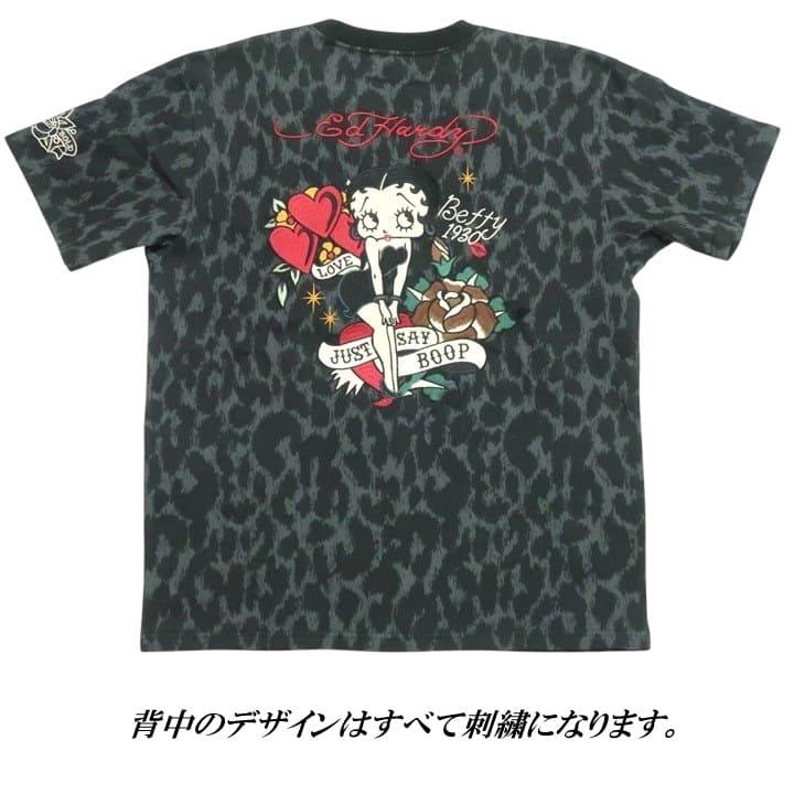 Ed Hardy（エド・ハーディー） ベティーブープ Tシャツ ハート/薔薇