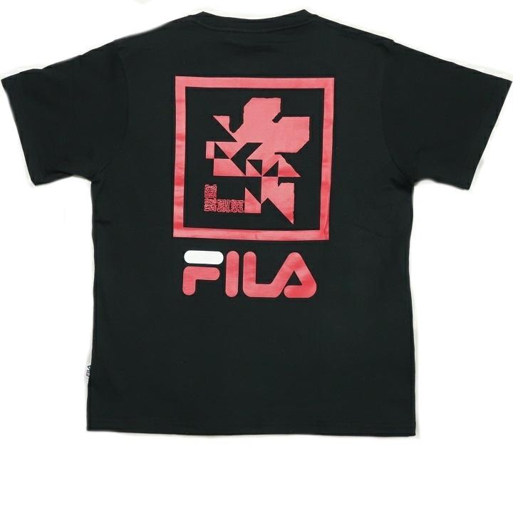 FILA/フィラ エヴァンゲリオン/EVANGELION Tシャツ メンズ/レディース ユニセックス ヴィレ/ネルフ ブラック ホワイト S-XL｜shinkirohjacket｜12