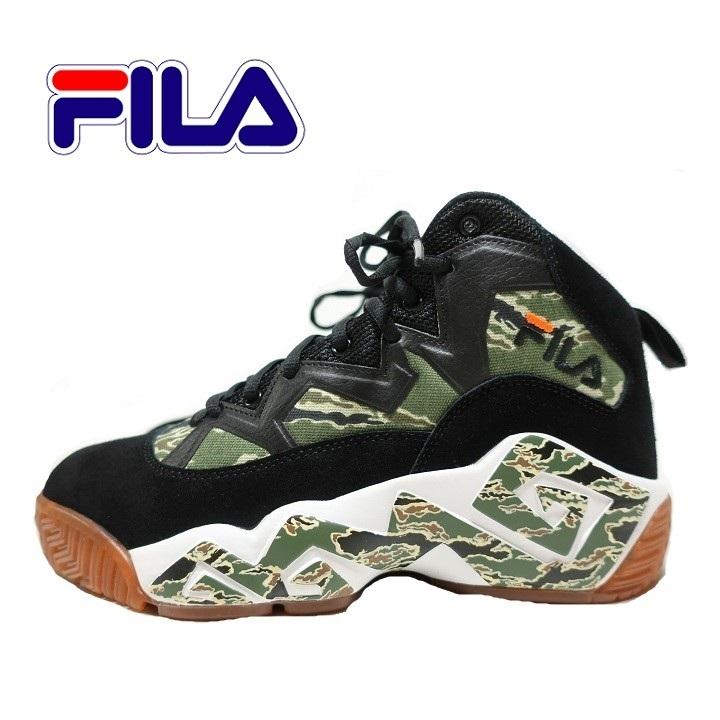 Fila フィラ スニーカー バスケットシューズ 迷彩 カモフラ シューズ 靴 メンズ バッシュ ハイカット ブランド Mb 1bm 017 Fila22 シンキロウ ジャケット 通販 Yahoo ショッピング
