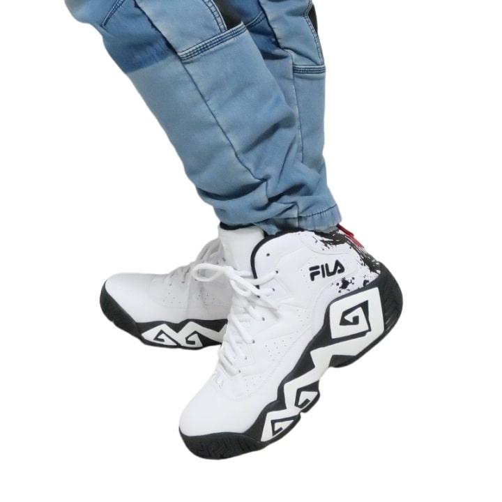 FILA フィラ スニーカー 合成皮革 龍/ドラゴン MB24 MSS24023 120 厚底  