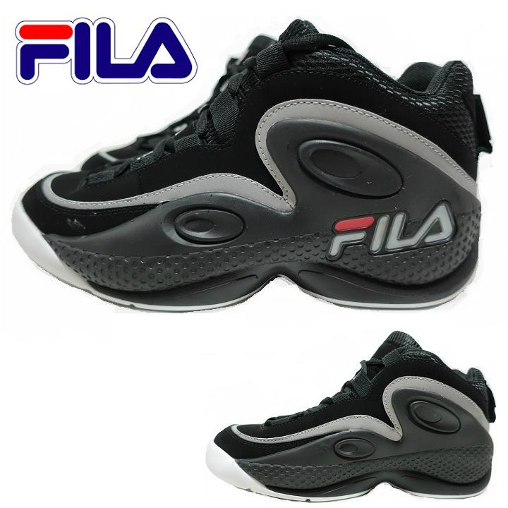 FILA ハイカットスニーカー ブラック/オリーブ