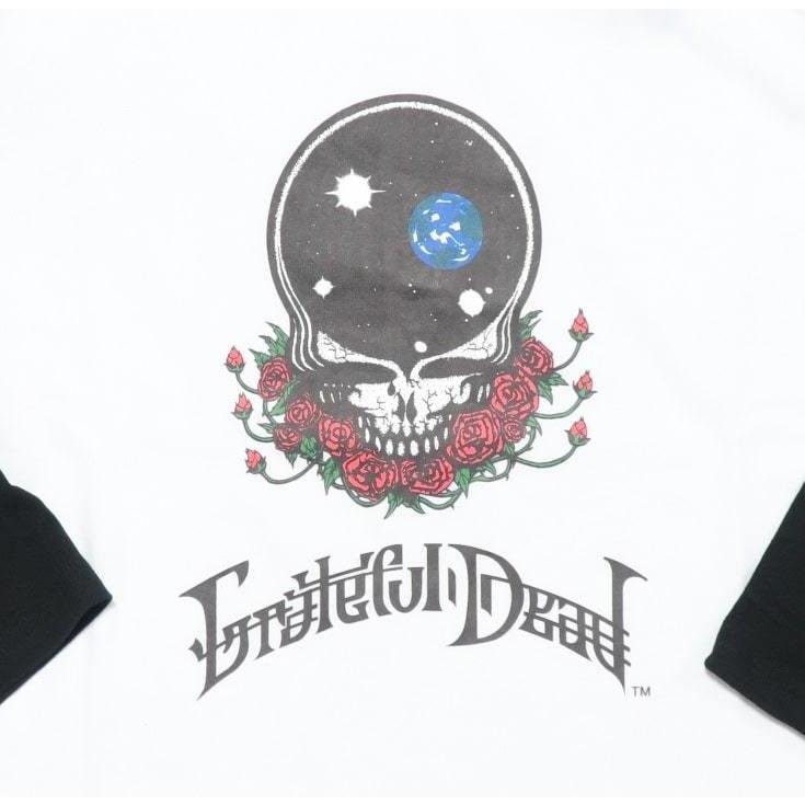 超激レア LGB DEAD OR ALIVE スカル ストーン 美品 カットソー Grateful Dead グレイトフルデッド/グレイトフル・デッド Tシャツ ロン